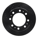 Dynamic Friction Company Brake Rotor - Drilled and Slotted - Black 63340118L view 1