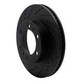 Dynamic Friction Company Brake Rotor - Drilled and Slotted - Black 63376128L view 5