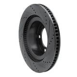 Dynamic Friction Company Brake Rotor - Drilled and Slotted - Black 63376136L view 5