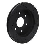 Dynamic Friction Company Brake Rotor - Drilled and Slotted - Black 63348036L view 4