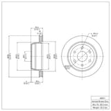 Dynamic Friction Company Brake Rotor 60048041 view 6
