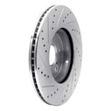 Dynamic Friction Company Brake Rotor - Drilled and Slotted - Silver 63159064R view 5