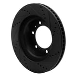 Dynamic Friction Company Brake Rotor - Drilled and Slotted - Black 63376128L view 4