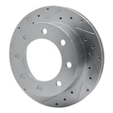 Dynamic Friction Company Brake Rotor - Drilled and Slotted - Silver 63154161L view 2