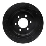 Dynamic Friction Company Brake Rotor - Drilled and Slotted - Black 63354288R view 2