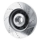 Dynamic Friction Company Brake Rotor - Drilled and Slotted - Silver 63154224L view 4