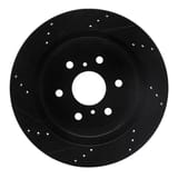 Dynamic Friction Company Brake Rotor - Drilled and Slotted - Black 63348053R view 3