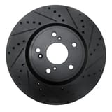 Dynamic Friction Company Brake Rotor - Drilled and Slotted - Black 63359064R view 1