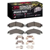 Dynamic Friction Company Ultimate Duty Performance Brake Pads with  Hardware Kit 1400083401 view 1