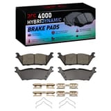 Dynamic Friction Company 4000 HybriDynamic Brake Pads With Hardware Kit 4000238301 view 2