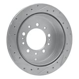 Dynamic Friction Company Brake Rotor - Drilled and Slotted - Silver 63176137R view 4