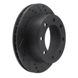 Dynamic Friction Company Brake Rotor - Drilled and Slotted - Black 63354161R view 4