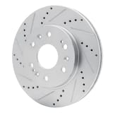 Dynamic Friction Company Brake Rotor - Drilled and Slotted - Silver 63148050L view 4