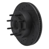 Dynamic Friction Company Brake Rotor - Drilled and Slotted - Black 63354224L view 2