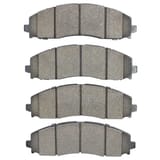 Dynamic Friction Company Ultimate Duty Performance Brake Pads without Hardware Kit 1400249100 view 1