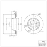 Dynamic Friction Company GEOSPEC Coated Rotor 60448053 view 6