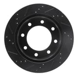 Dynamic Friction Company Brake Rotor - Drilled and Slotted - Black 63354161R view 5