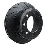 Dynamic Friction Company Brake Rotor - Drilled and Slotted - Black 63354227R view 3