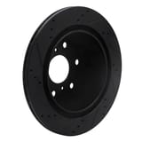Dynamic Friction Company Brake Rotor - Drilled and Slotted - Black 63348053R view 4