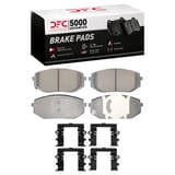 Dynamic Friction Company 5000 Advance Brake Pads With Hardware Kit 1551239801 view 1