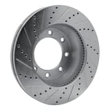 Dynamic Friction Company Brake Rotor - Drilled and Slotted - Silver 63154223R view 5