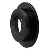 Dynamic Friction Company Brake Rotor - Drilled and Slotted - Black 63376137L view 4