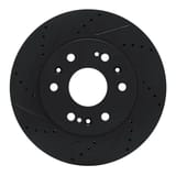 Dynamic Friction Company Brake Rotor - Drilled and Slotted - Black 63348050L view 1