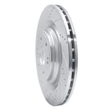 Dynamic Friction Company Brake Rotor - Drilled and Slotted - Silver 63147079L view 5