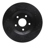 Dynamic Friction Company Brake Rotor - Drilled and Slotted - Black 63342033L view 5