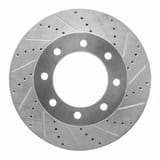 Dynamic Friction Company Brake Rotor - Drilled and Slotted - Silver 63154223R view 1