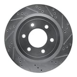 Dynamic Friction Company Brake Rotor - Drilled and Slotted - Silver 63154267R view 1