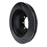 Dynamic Friction Company Brake Rotor - Drilled and Slotted - Black 63354227L view 5