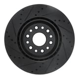 Dynamic Friction Company Brake Rotor - Drilled and Slotted - Black 63340120R view 4