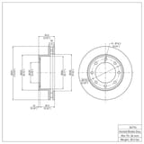 Dynamic Friction Company Brake Rotor 60054174 view 6