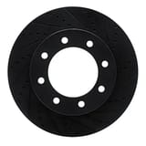 Dynamic Friction Company Brake Rotor - Drilled and Slotted - Black 63354223R view 1