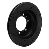 Dynamic Friction Company Brake Rotor - Drilled and Slotted - Black 63376128R view 4
