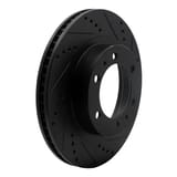 Dynamic Friction Company Brake Rotor - Drilled and Slotted - Black 63376128R view 5