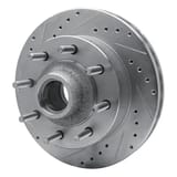 Dynamic Friction Company Brake Rotor - Drilled and Slotted - Silver 63154190L view 5