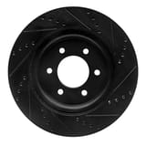 Dynamic Friction Company Brake Rotor - Drilled and Slotted - Black 63354287L view 2