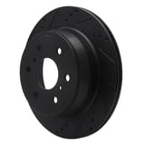 Dynamic Friction Company Brake Rotor - Drilled and Slotted - Black 63348053L view 5