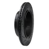 Dynamic Friction Company Brake Rotor - Drilled and Slotted - Black 63354220R view 2