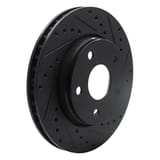 Dynamic Friction Company Brake Rotor - Drilled and Slotted - Black 63342030R view 5