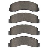 Dynamic Friction Company Ultimate Duty Performance Brake Pads without Hardware Kit 1400208700 view 2
