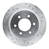 Dynamic Friction Company Brake Rotor - Drilled and Slotted - Silver 63154289R view 1