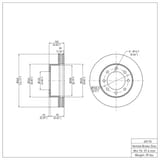 Dynamic Friction Company GEOSPEC Coated Rotor 60440110 view 6