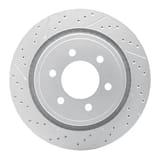 Dynamic Friction Company Geoperformance Rotor - Drilled and Slotted 83054220L view 1