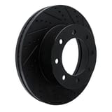 Dynamic Friction Company Brake Rotor - Drilled and Slotted - Black 63354223R view 5