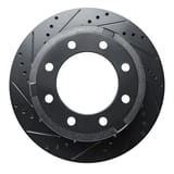 Dynamic Friction Company Brake Rotor - Drilled and Slotted - Black 63354227L view 1