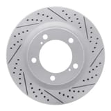 Dynamic Friction Company Geoperformance Rotor - Drilled and Slotted 83076136R view 1