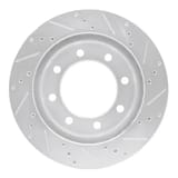 Dynamic Friction Company Brake Rotor - Drilled and Slotted - Silver 63154174L view 5